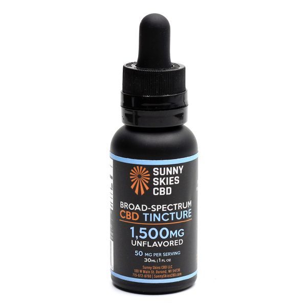Sunny Skies Broad Spectrum CBD Unflavored 1500