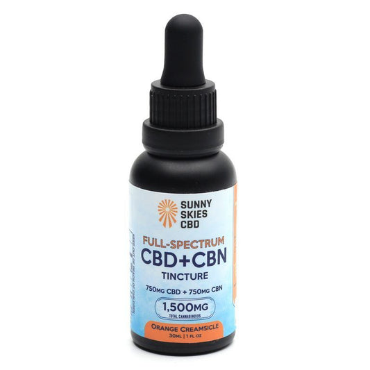 Sunny Skies Full Spectrum CBD/CBN Tincture 1500