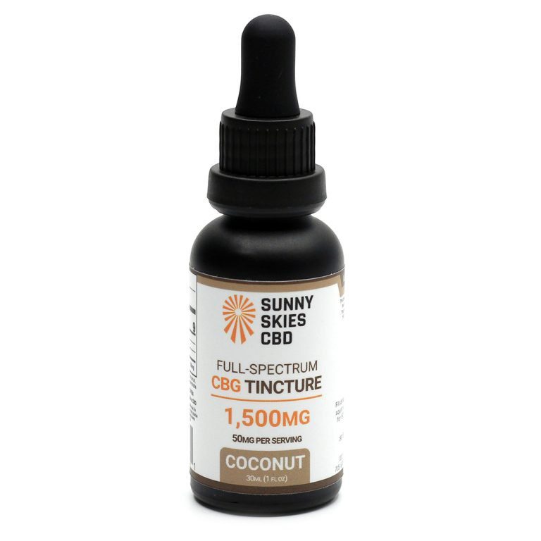 Sunny Skies Full Spectrum Coconut Tincture 1500
