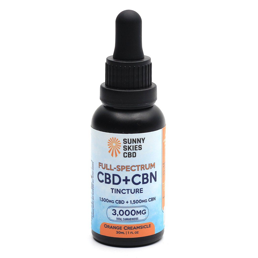 Sunny Skies Full Spectrum CBD/CBN Tincture 3000