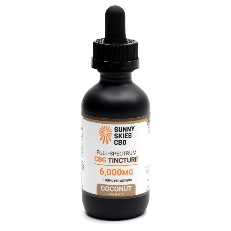 Sunny Skies Full Spectrum Coconut Tincture 6000