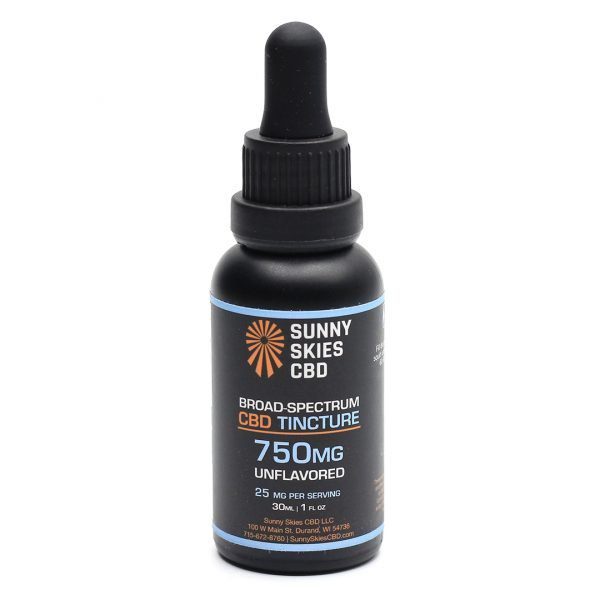 Sunny Skies Broad Spectrum CBD Unflavored 750