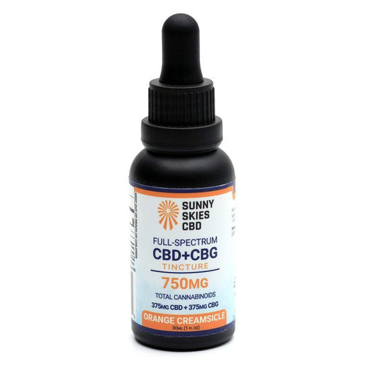 Sunny Skies CBD/CBG Orange Cream Tincture 750