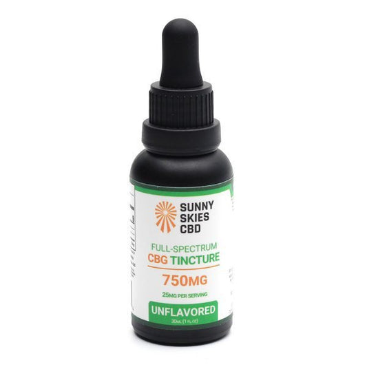 Sunny Skies Full Spectrum CBG Unflavored Tincture 750
