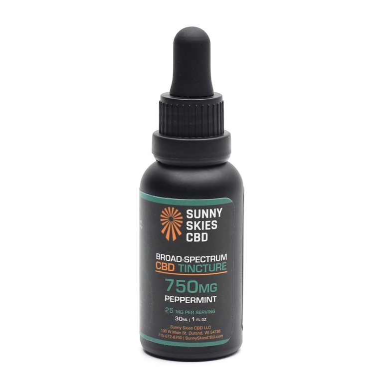 Sunny Skies Broad Spectrum CBD Peppermint 750