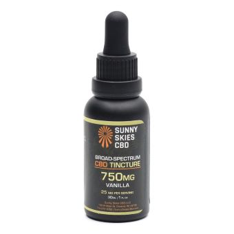 Sunny Skies Broad Spectrum CBD Vanilla 750