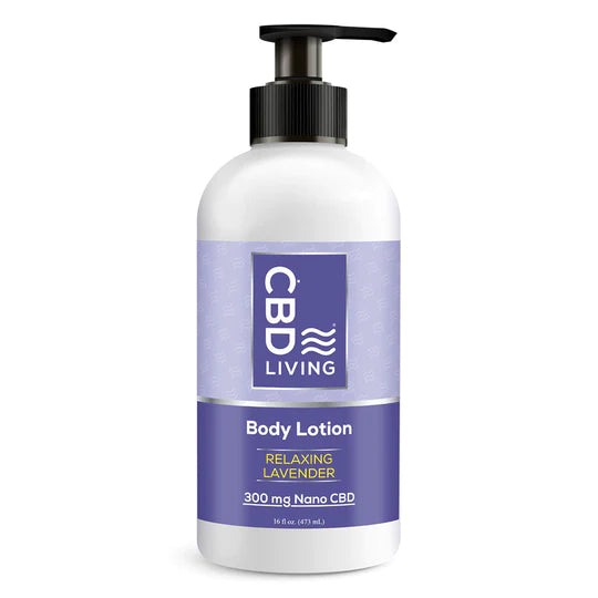 Relaxing Lavender CBD Lotion (200-300 mg CBD)