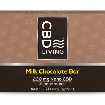 CBD Milk Chocolate Bar (200 mg CBD)