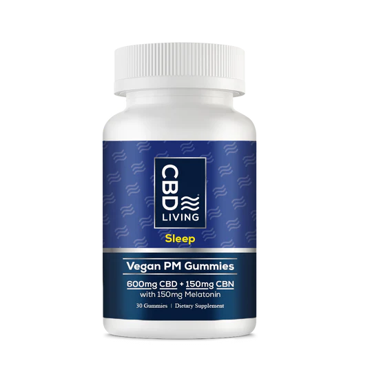 Vegan Sleep Gummies (25 mg CBD+CBN w/Melatonin)