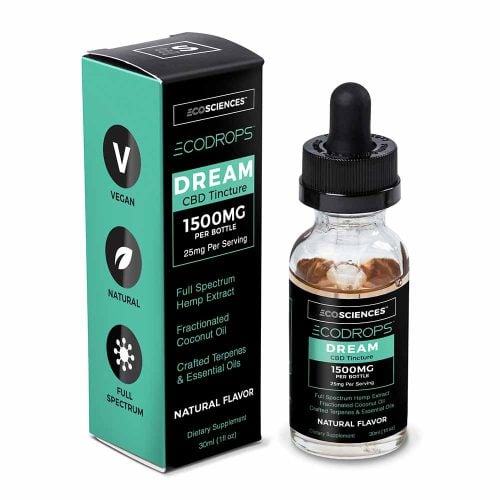 ECODROPS Dream CBD Oil in MCT Oil (500-1500 mg CBD)