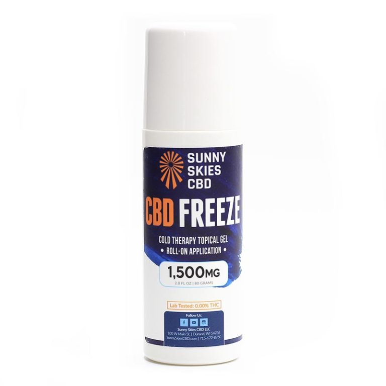 CBD Freeze Gel Roll On (750-3000 mg CBD Isolate)