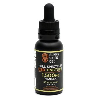 Sunny Skies Full Spectrum Vanilla Tincture 1500