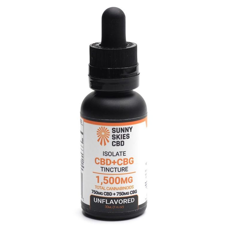 CBD/CBG Isolate Unflavored (750 - 6000 mg CBD + CBG/<.3% THC)