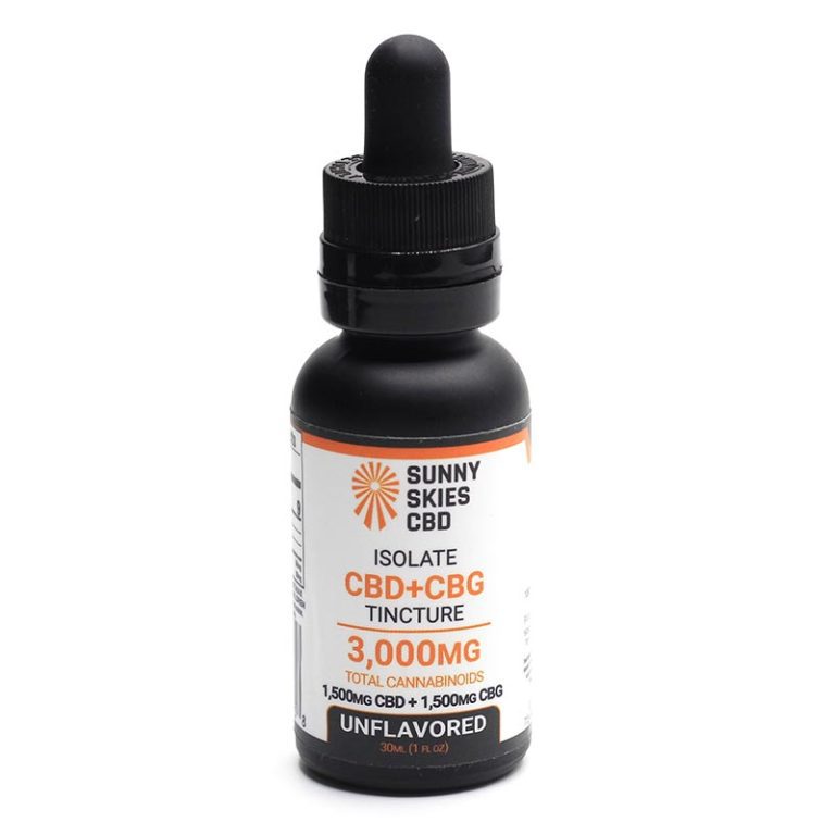CBD/CBG Isolate Unflavored (750 - 6000 mg CBD + CBG/<.3% THC)