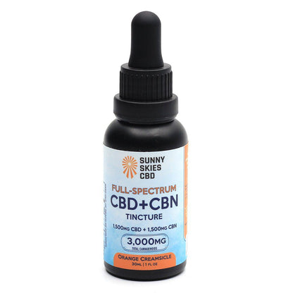 Sunny Skies Full Spectrum CBD/CBN Tincture 3000