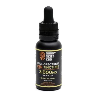 Sunny Skies Full Spectrum Vanilla Tincture 3000