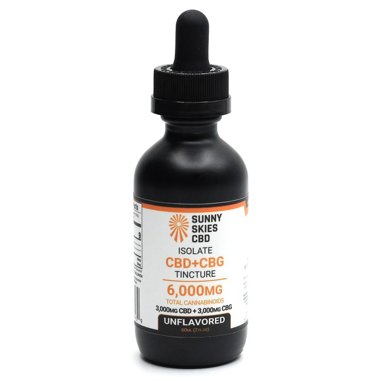 CBD/CBG Isolate Unflavored (750 - 6000 mg CBD + CBG/<.3% THC)