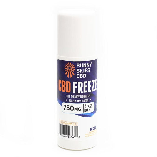CBD Freeze Gel Roll On (750-3000 mg CBD Isolate)