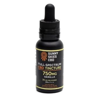 Sunny Skies Full Spectrum Vanilla Tincture 750