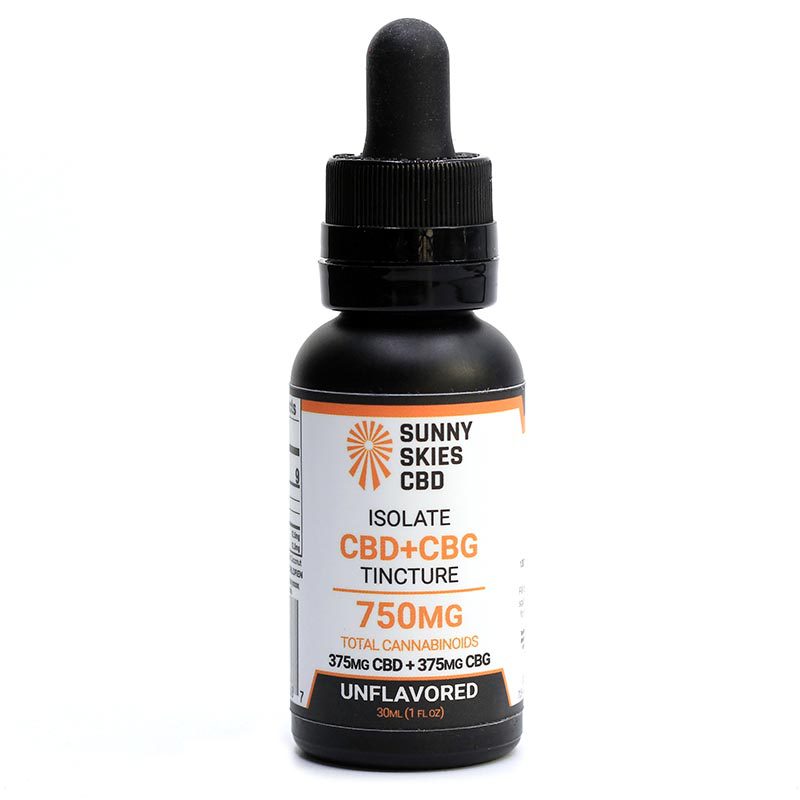 CBD/CBG Isolate Unflavored (750 - 6000 mg CBD + CBG/<.3% THC)