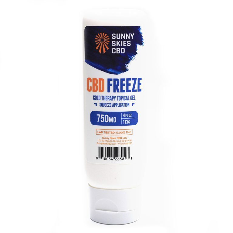 CBD Freeze Gel Squeeze Bottle (750-3000 mg CBD Isolate)