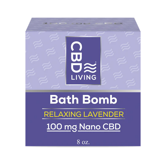 Relaxing Lavender Bath Bomb (100 mg CBD)