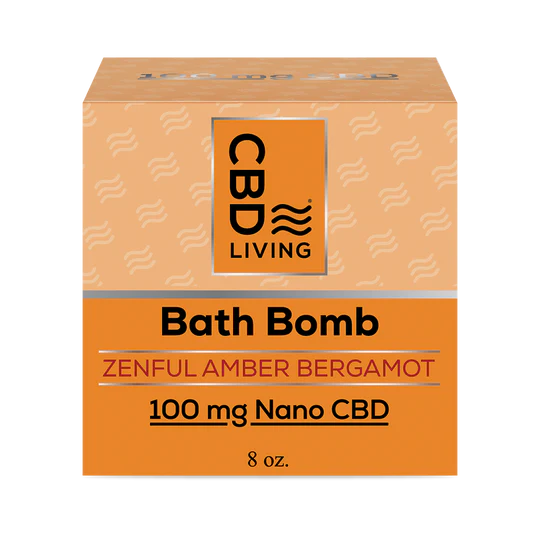 Zenful Bergamot Bath Bomb (100 mg CBD)