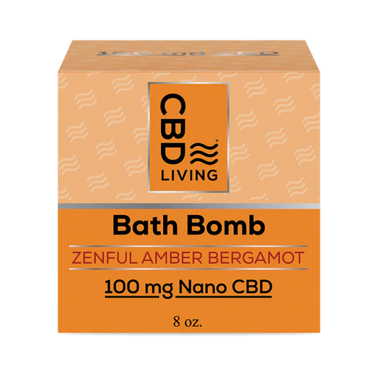 Zenful Bergamot Bath Bomb (100 mg CBD)