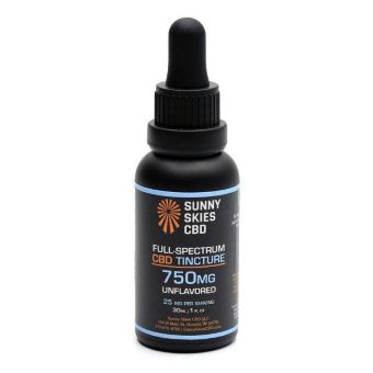 Sunny Skies Full Spectrum Unflavored Tincture 750