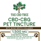 CBD+CBG for pets label