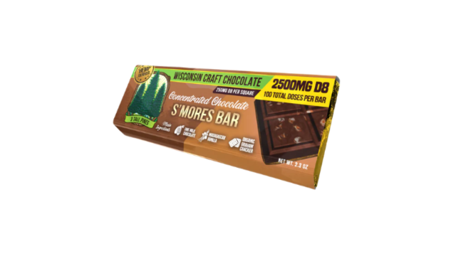 S'mores Chocolate Bar (2500 mg Delta 8/<0.3% THC)