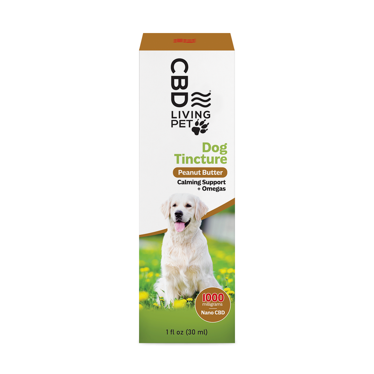 Dog Calming Peanut Butter Flavored Tincture (150 - 1000 mg CBD)