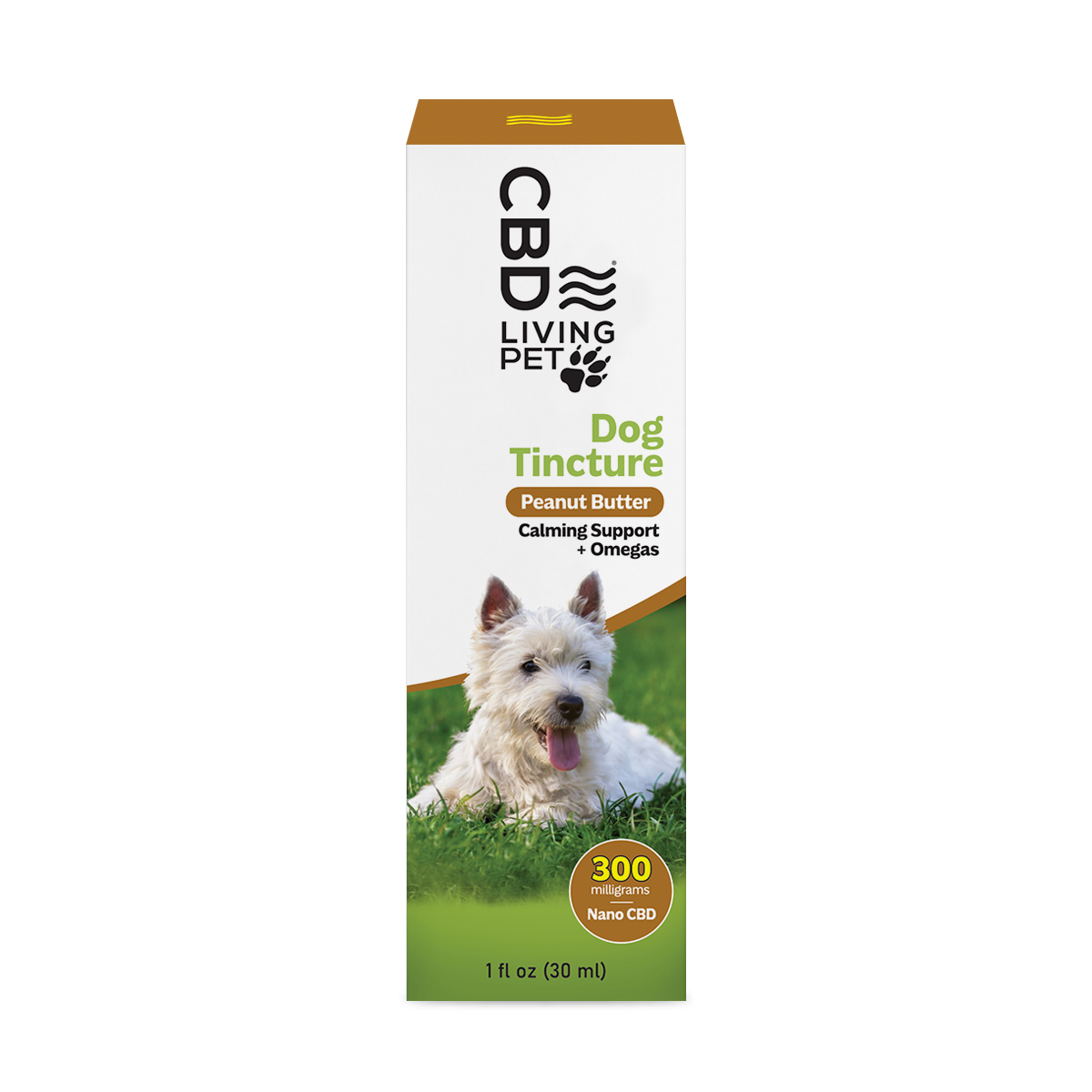 Dog Calming Peanut Butter Flavored Tincture (150 - 1000 mg CBD)