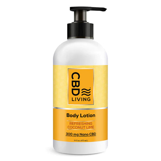 Refreshing Coconut Lime CBD Lotion (200-300 mg CBD)