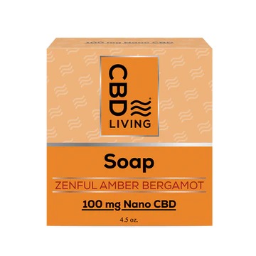 Zenful Amber Bergamot Bar Soap (100 mg CBD)