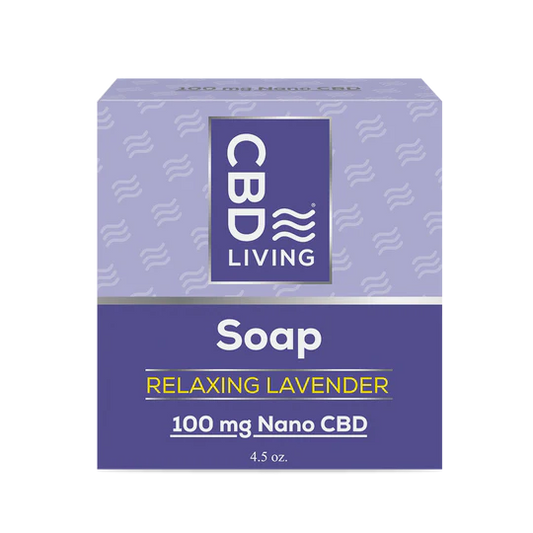 Relaxing Lavender Bar Soap (100 mg CBD)